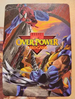 OverPower PowerSurge Marvel Fleer 1995 Spider-Man Taunt Special Card OPD Rare NM - Image 2