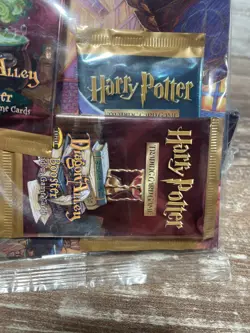 HARRY POTTER Trading Card Game TCG 3 Booster Packs Mutlipack NEW SEALED 2002 - Image 4