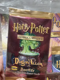 HARRY POTTER Trading Card Game TCG 3 Booster Packs Mutlipack NEW SEALED 2002 - Image 5