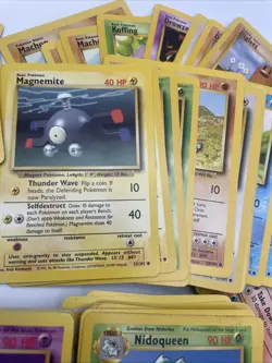 Vintage Pokemon WOTC Card Lot - 30 Non-Holo Base, BS2, Jungle, Fossle, Team Rock - Image 3