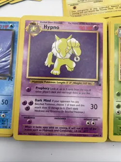 Vintage Pokemon WOTC Card Lot - 30 Non-Holo Base, BS2, Jungle, Fossle, Team Rock - Image 5