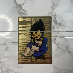 Vegeta DBZ Dragon Ball Z 1999 FUNimation Gold Card G-8 Chase Card - Image 1