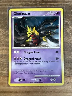 Pokemon TCG Giratina 28/127 Holo Platinum Pokemon Card 2009 TCG Vintage LP+ * - Image 1
