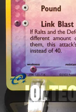 Pokemon TCG Card - Ralts 68/109 Ruby and Sapphire Reverse Holo Vintage E-Reader - Image 4