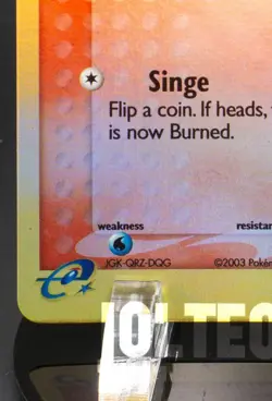 Pokemon TCG Card - Torchic 74/109 Ruby and Sapphire Reverse Holo Common Vintage - Image 4