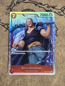 One Piece Card Game Benn.Beckman (Reprint) OP09-009 Super Rare NM English - Image 1