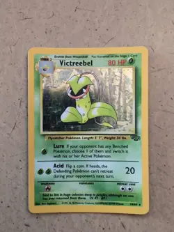 Pokemon TCG Victreebel Jungle Holo Card 14/64 Unlimited Rare, LP/MP Condition - Image 1