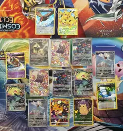 Pokemon Card Lot Full Art Alt Art Fire Pikachu Porygon - Image 1