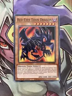 LDS1-EN066 Red-Eyes Toon Dragon Common 1st Edition NM Yugioh Card - Image 1