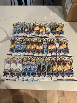 36 Pokemon Silver Tempest Sealed Sleeved Booster Packs = Box SWSH Mixed Pack Art - Image 1