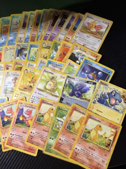 95 X Vintage Pokemon Card Lot HP-DMG Base Set Jungle Delta Species Shadowless - Image 5