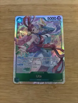 Uta (SR) OP13-023 One Piece Card Carrying On His Will English - Image 1