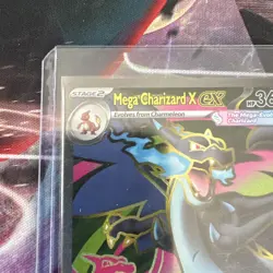 Pokemon TCG Card - Phantasmal flames - Mega Charizard X ex - 109/094 English - Image 3
