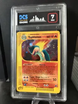 Typhlosion 28/165 Expedition Holo Rare DCS 7 NM Pokemon Card E Series - Image 1