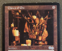 Claws of Gix Urza's Saga NM Artifact Uncommon MAGIC GATHERING CARD (DS3D1PU).... - Image 3