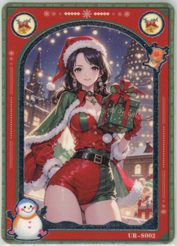 ?CHICO HAINE - Goddess Story Anime Waifu Doujin Card - MIDNIGHT GIRL - UR-S002 - Image 1