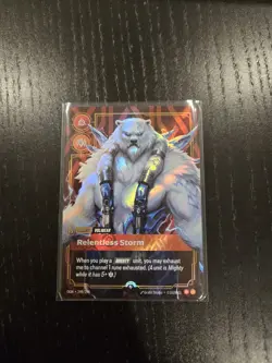 Volibear Relentless Storm Riftbound TCG RELEASE Promo Card 249/298 Foil English - Image 1