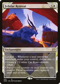 Felidar Retreat (Showcase) Zendikar Rising NM MTG Non-Foil - Image 1