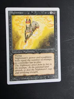 MTG Magic The Gathering Nightmare Revised Edition Regular - Image 1