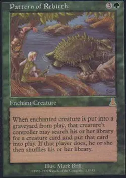 MTG Pattern of Rebirth, Urza's Destiny, Heavily Played, English - Image 1