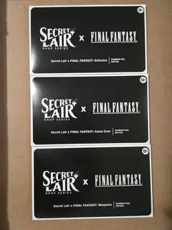 Mtg Secret Lair x Final Fantasy: Rainbow Foil Set No Lotus - Image 1