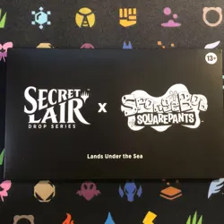 Lands Under the Sea Sealed | MTG | Spongebob Secret Lair | Non-Foil - Image 1