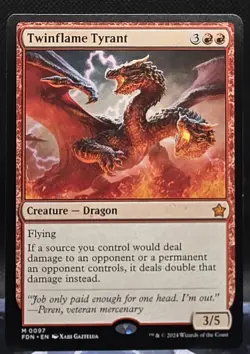 Twinflame Tyrant #97 Foundations Regular Mythic - Image 1