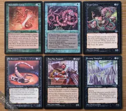 Set of 6 Black / Green Poison Counter Creatures *NM* Magic MTG Old School Infect - Image 1