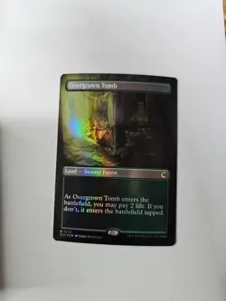 Overgrown Tomb (Borderless) Ravnica: Clue Edition Foil - Image 1