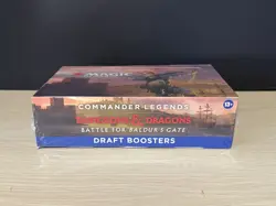 MTG COMMANDER LEGENDS D&D BATTLE FOR BALDURS GATE SEALED DRAFT BOOSTER BOX (C) - Image 2