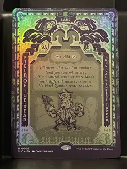 Field of the Dead FOIL # 6 MTG SLD Secret Lair Countdown Kit 2025 NM - Image 1