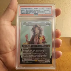 2025 MTG EN - Aerith Gainsborough (Borderless Surge Foil) 0519 - FFVII - PSA 10 - Image 1