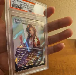 2025 MTG EN - Aerith Gainsborough (Borderless Surge Foil) 0519 - FFVII - PSA 10 - Image 4