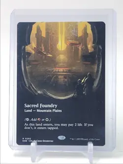 SACRED FOUNDRY 2025 MTG EDGE OF ETERNITIES BORDERLESS NOT HOLO Q1300 - Image 1