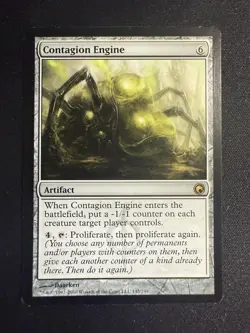Contagion Engine 145 - R - Scars of Mirrodin - Normal - MTG - LP - Image 1