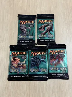 LOT x 5 MAGIC THE GATHERING MTG 8TH EIGHTH EDITION SEALED CORE SET BOOSTER PACK - Image 1