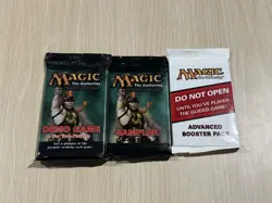 LOT x 3 MAGIC THE GATHERING MTG 8TH EDITION PACK DEMO, SAMPLER, ADVANCED BOOSTER - Image 1