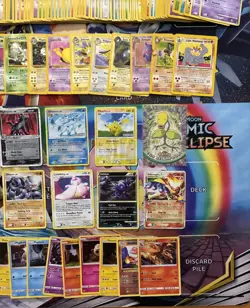 Vintage Pokemon Card Lot Holo Etc MP-Damaged Charizard Espeon Glaceon Fire 580+ - Image 1