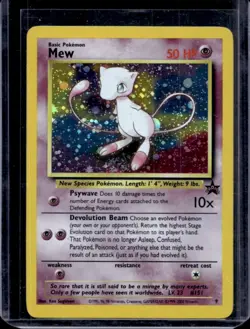 1999 Pokemon Wizards Black Star Promos Mew #9 - Image 1