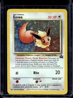 1999 Pokemon Wizards Black Star Promos Eevee #11 - Image 1