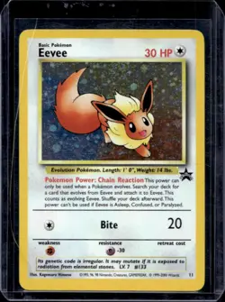 1999 Pokemon Wizards Black Star Promos Eevee #11 - Image 1