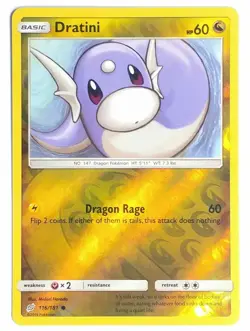 Dratini 116/181 S&M Team Up REVERSE HOLO PERFECT MINT! Pokemon - Image 1