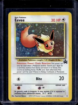 1999 Pokemon Wizards Black Star Promos Eevee #11 - Image 1