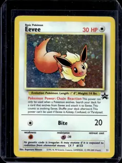 1999 Pokemon Wizards Black Star Promos Eevee #11 - Image 1
