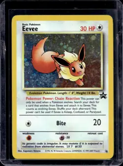 1999 Pokemon Wizards Black Star Promos Eevee #11 - Image 1