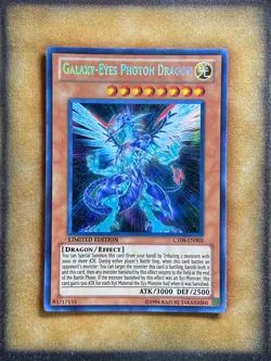 Yugioh Galaxy-Eyes Photon Dragon CT08-EN003 Secret Rare Limited Edition LP - Image 1