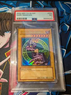 Yugioh Dark Magician SDY-006 Ultra Rare Unlimited- PSA 7 - Image 1