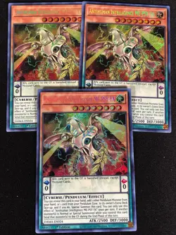 Yugioh Anti-Human Intelligence ME-PSY-YA DAMA-EN024 1ST SECRET x3 (NM) - Image 1
