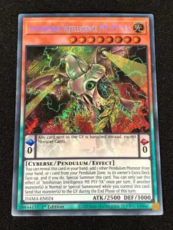Yugioh AntiHuman Intelligence ME-PSY-YA DAMA-EN024 1ST Secret (NM) - Image 1