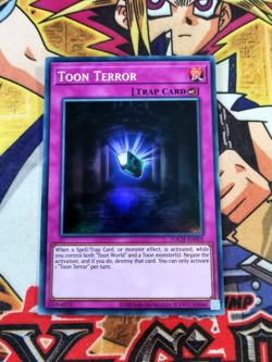 Toon Terror toch-en005 Unltd Ed (NM/VLP) Super Rare Yu-Gi-Oh! - Image 1